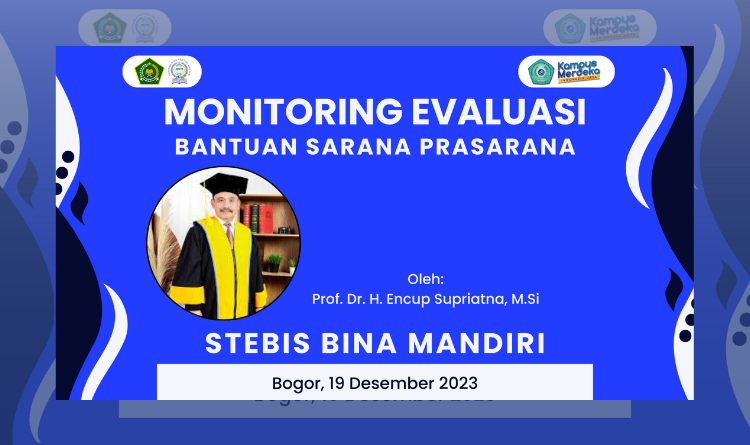 Pelaksanaan Monitoring dan Evaluasi Bantuan Sarana Prasarana di STEBIS Bina Mandiri oleh Tim Monitoring Kopertais II