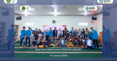 Senat Mahasiswa STEBIS Bina Mandiri Gelar Bakti Sosial di Panti Asuhan Baitus Sama Indonesia